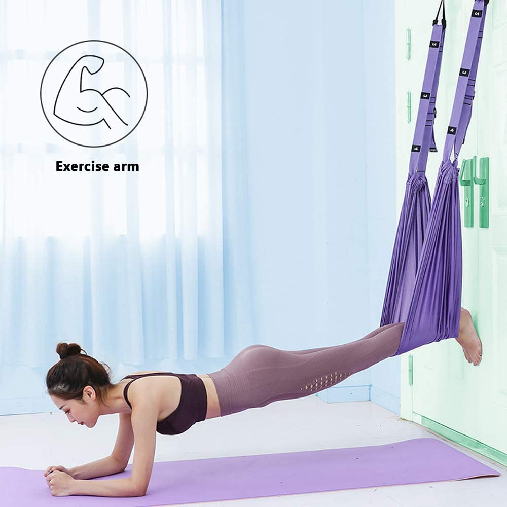 Hamac aérien pour femme, sangle de yoga, ULcôtelée, fente de jambe Hamac aérien pour femme, sangle de yoga, ULcôtelée, fente de jambe